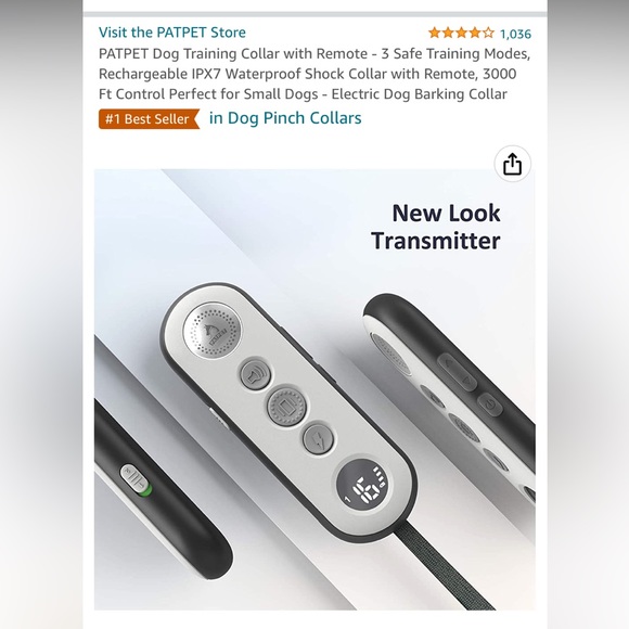 Pinch Dog Collar. NWOT - Picture 2 of 7